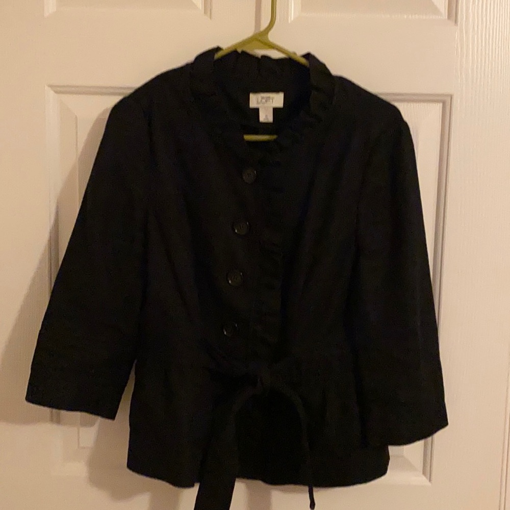 Ann Taylor loft black blazer sz 10
